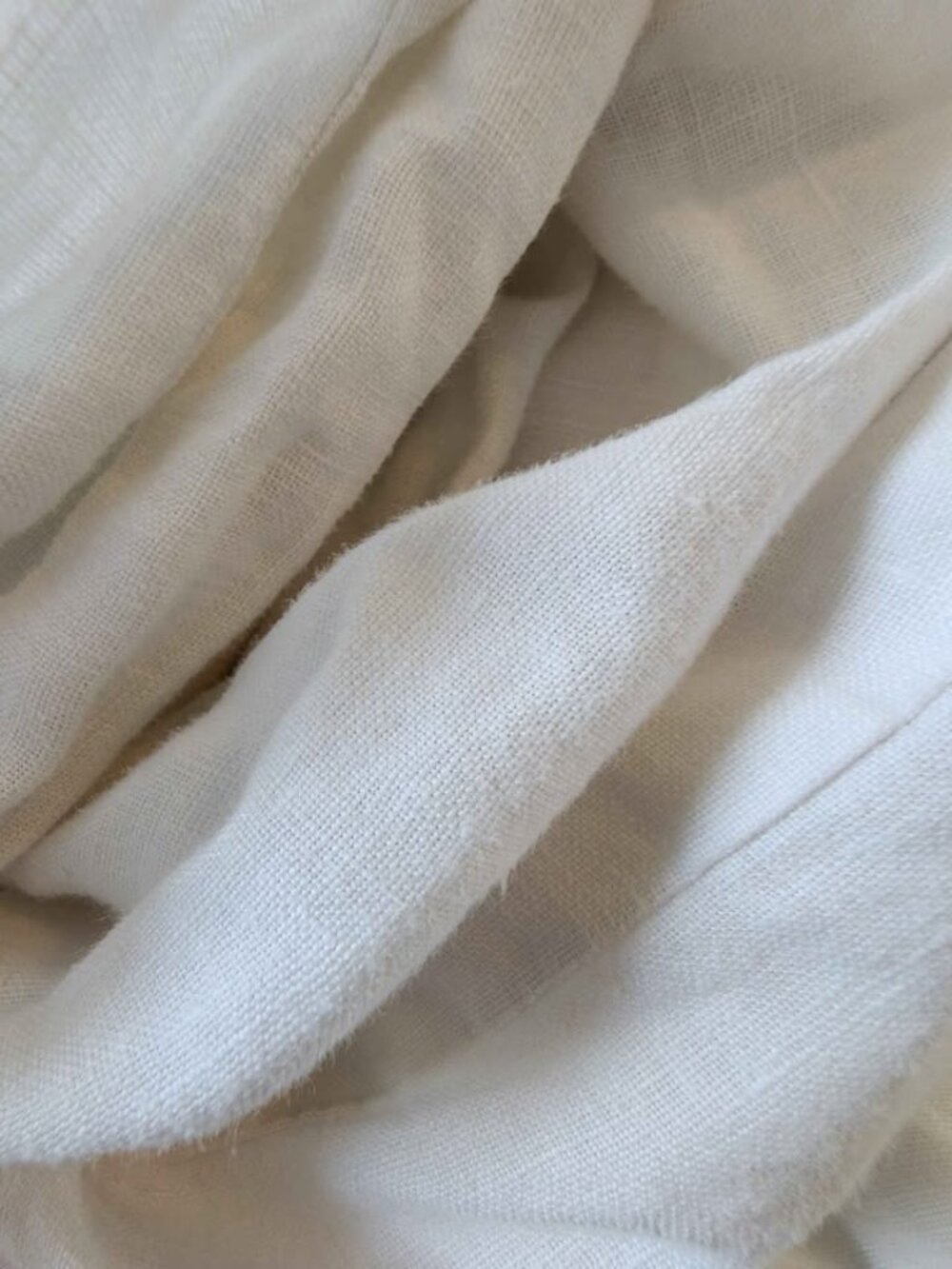 West Elm White QUEEN 100% Linen Duvet Cover ONLY. NO SHAMS